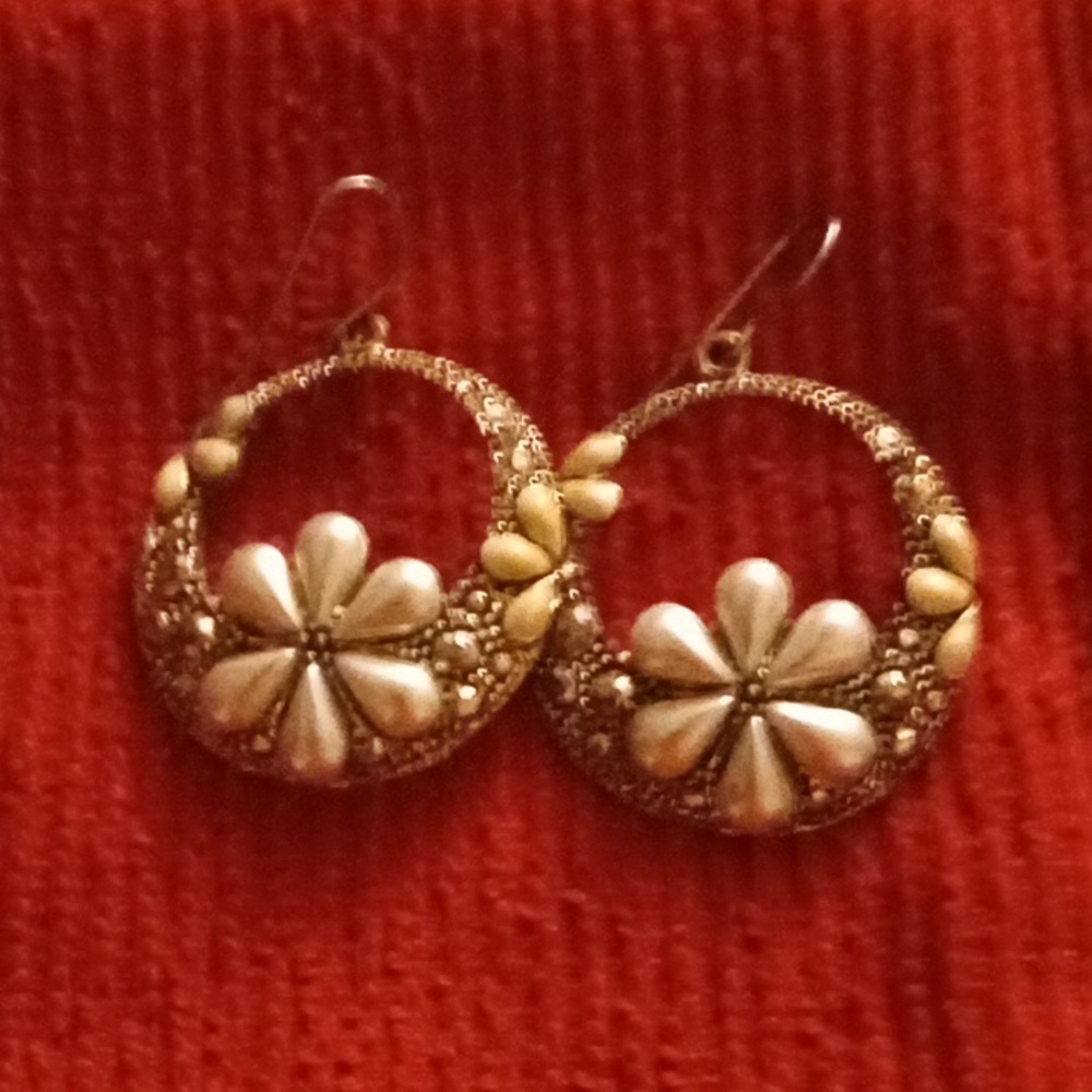 Pearl Flower Earrings